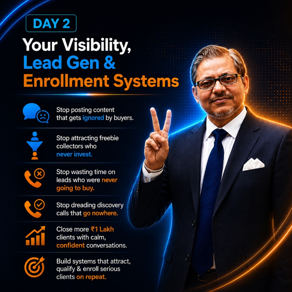 Day 2: Your Visibility, Lead Gen & Enrollment Systems