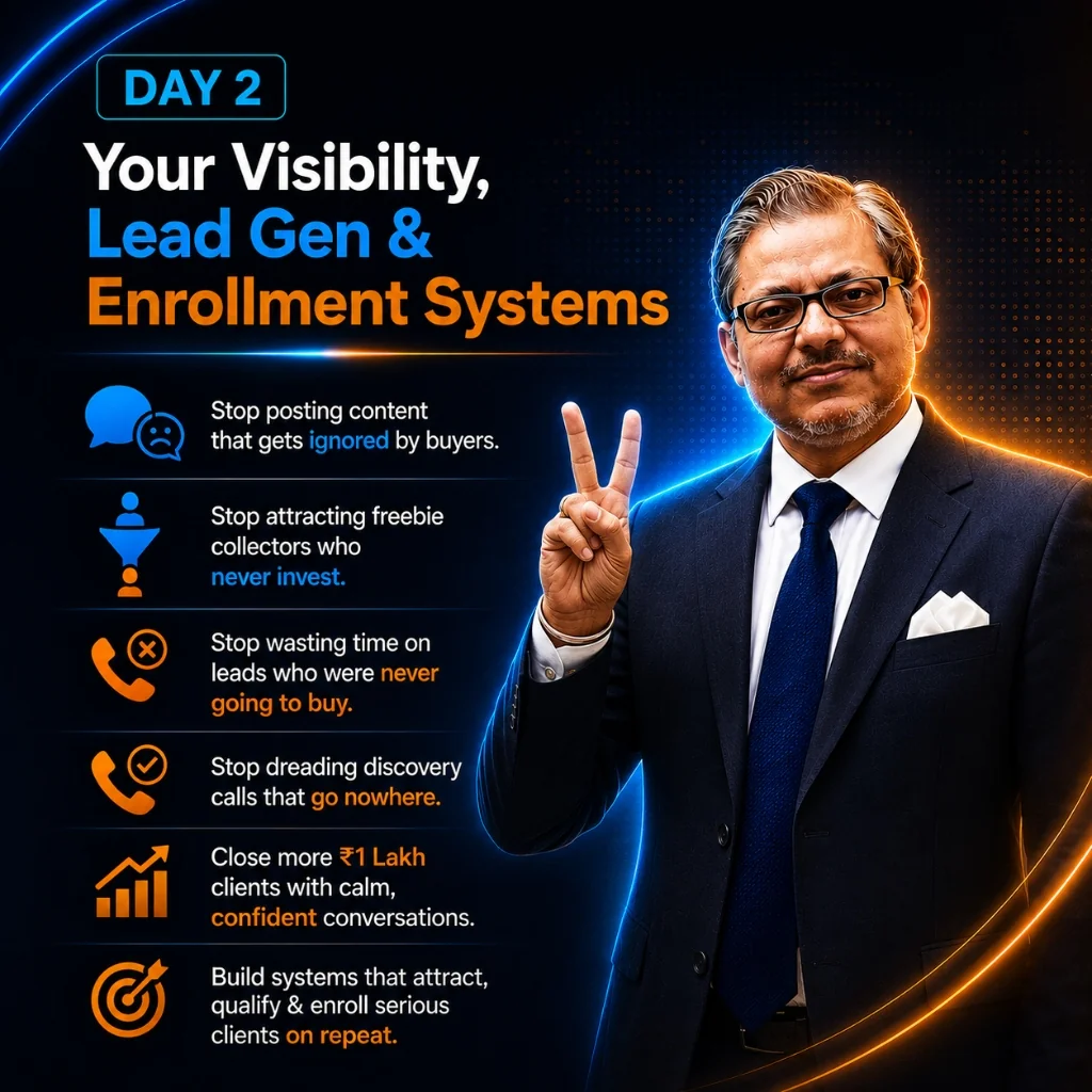 Day 2: Your Visibility, Lead Gen & Enrollment Systems