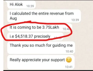 Mithu WhatsApp Proof